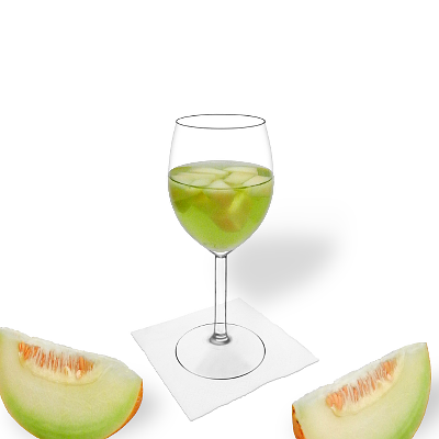 Melonenbowle mit individueller Dekoration